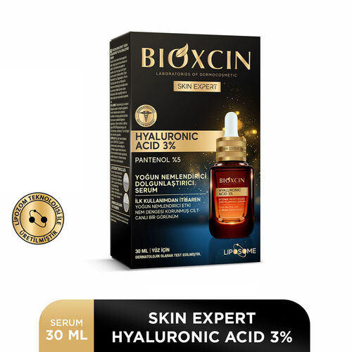 Bioxcin Skin Expert Hyaluronic Acid 3% Yoğun Nemlendirici Serum 30 ml