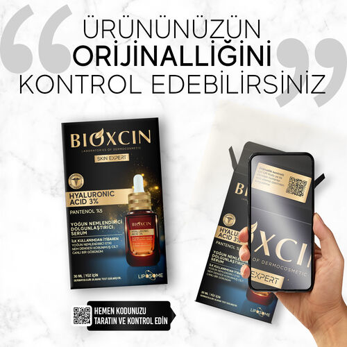 Bioxcin Skin Expert Hyaluronic Acid 3% Yoğun Nemlendirici Serum 30 ml