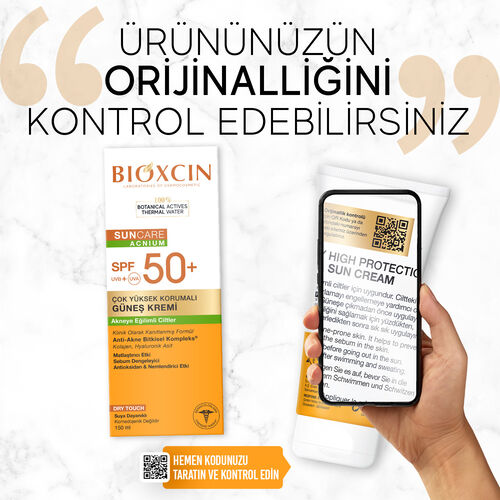 Bioxcin Sun Care Düzensiz Ciltler için Spf 50 Güneş Kremi 150 ml