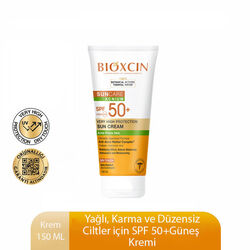 Bioxcin Sun Care Düzensiz Ciltler için Spf 50 Güneş Kremi 150 ml - Thumbnail