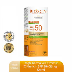 Bioxcin Sun Care Düzensiz Ciltler için Spf 50 Güneş Kremi 150 ml - Thumbnail