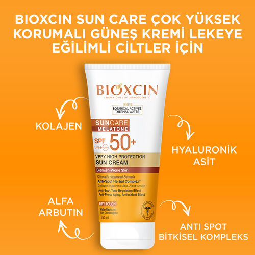 Bioxcin Sun Care Lekeli Ciltler için Güneş Kremi SPF 50+ 150 ml