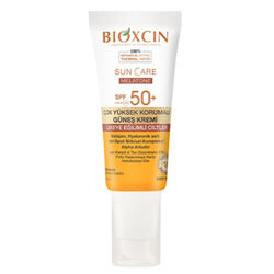 Bioxcin Sun Care Lekeli Ciltler için Güneş Kremi SPF 50+ 50 ml - Renkli - Thumbnail