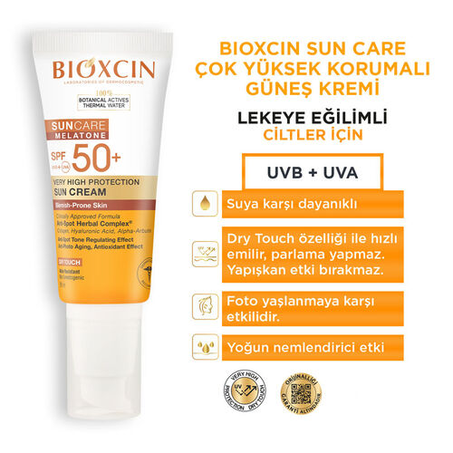 Bioxcin Sun Care Lekeye Eğilimli Ciltler İçin Güneş Kremi SPF50+ 50 ml