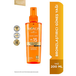Bioxcin Sun Care Tüm Ciltler için Bronzlaştırıcı Yağ SPF 15 200 ml - Thumbnail