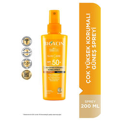 Bioxcin Sun Care Tüm Ciltler için Güneş Spreyi SPF 50+ 200 ml - Thumbnail
