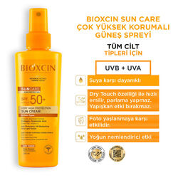 Bioxcin Sun Care Tüm Ciltler için Güneş Spreyi SPF 50+ 200 ml - Thumbnail