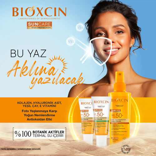 Bioxcin Sun Care Yağlı Ciltler İçin Güneş Kremi Spf 50+ 50 ml