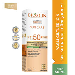 Bioxcin Sun Care Yağlı Ciltler için Güneş Kremi SPF 50+ 50 ml - Renkli - Thumbnail