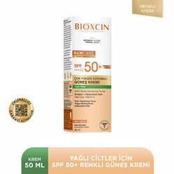 Bioxcin Sun Care Yağlı Ciltler için Güneş Kremi SPF 50+ 50 ml - Renkli - Thumbnail