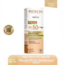 Bioxcin Suncare Acnium Tinted Spf50+ Güneş Kremi 50 ml - Thumbnail