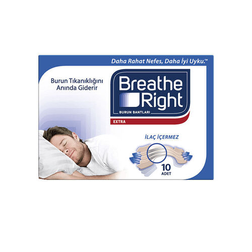 Breathe Right Burun Bandı - Ekstra 10 Adet 