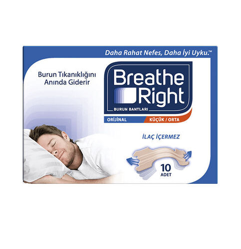 Breathe Right Burun Bandı - Küçük-Orta 10 Adet