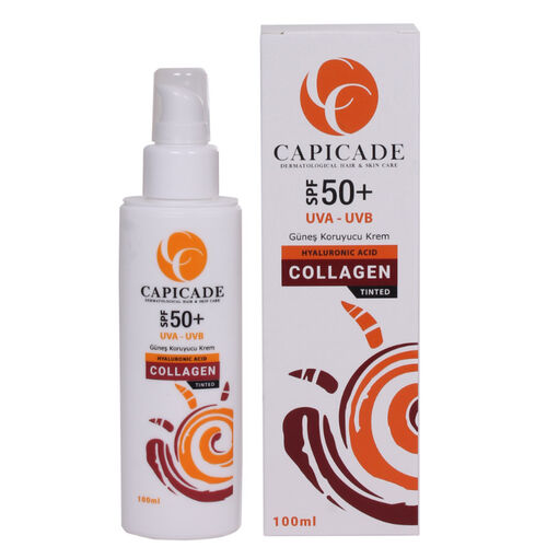 Capicade SPF 50+ Collagen Tinted Güneş Koruyucu Krem 100 ml