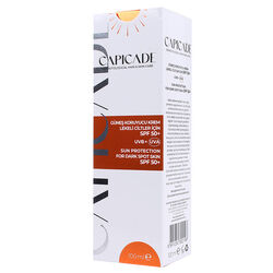 Capicade SPF50+ Lekeli Ciltler İçin Güneş Koruyucu Krem 100 ml - Thumbnail