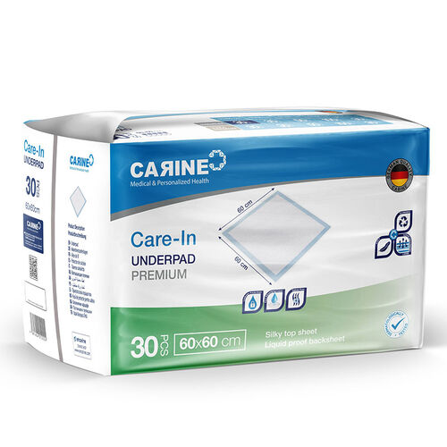 CARINE Premium Alt Açma Örtüsü 30 Adet - 60x60cm - 1000ml