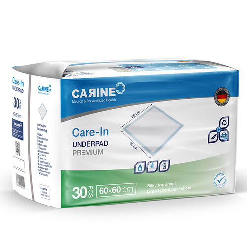 CARINE Premium Alt Açma Örtüsü 30 Adet - 60x60cm - 1200ml