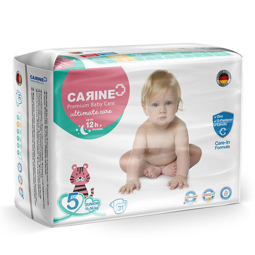 CARINE Premium Bebek Bezi 5 Numara - Junior 31 Adet