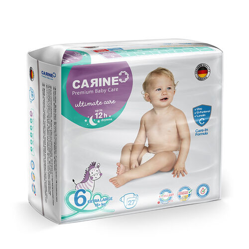 CARINE Premium Bebek Bezi 6 Numara - Extra Large 27 Adet
