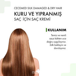 CeceMED Kuru Yıpranmış ve Boyalı Saçlar İçin Saç Kremi 300 ml - Thumbnail