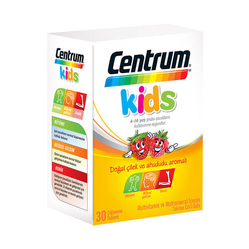 Centrum Kids Multivitamin ve Multimineral 30 Çiğneme Tableti