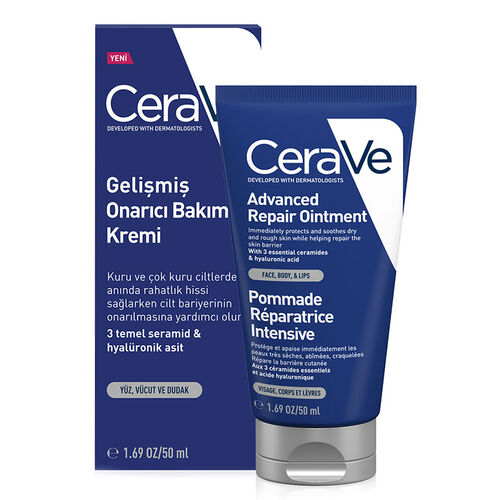 CeraVe Kuru Ciltler İçin Gelişmiş Onarıcı Bakım Kremi 50 ml