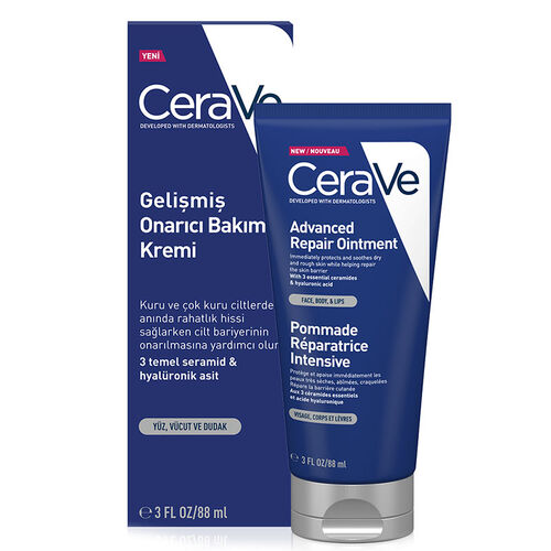 CeraVe Kuru Ciltler İçin Gelişmiş Onarıcı Bakım Kremi 88 ml