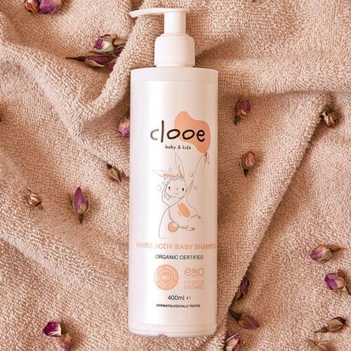 Clooe Organik Sertifikalı Bebek Şampuanı 400 ml