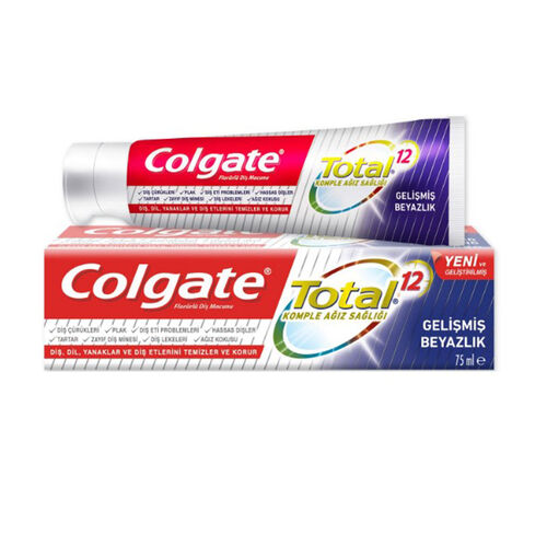 Colgate Total Gelişmiş Beyazlık Diş Macunu 75 ml