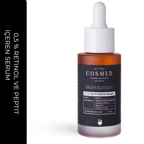 Cosmed Skinologist 0.5 % Retinol ve Peptit İçeren Serum 30 ml