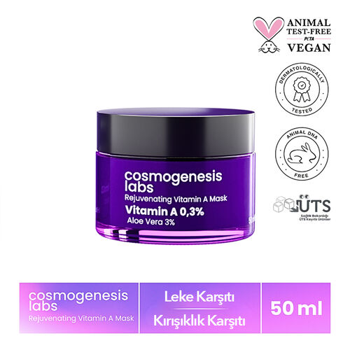 Cosmogenesis Labs Canlandırıcı A Vitamini Maske 50 ml