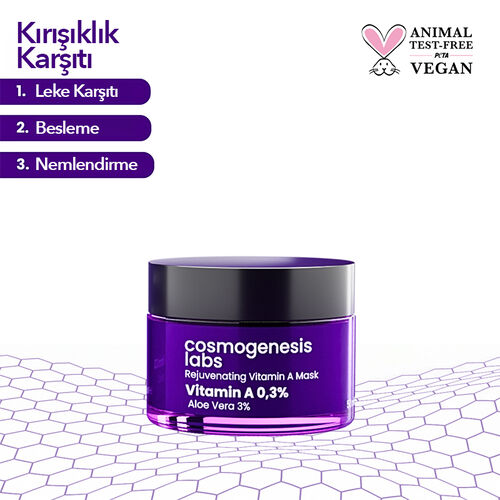 Cosmogenesis Labs Canlandırıcı A Vitamini Maske 50 ml