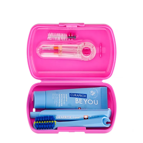 Curaprox Travel Ortho Set - Pembe