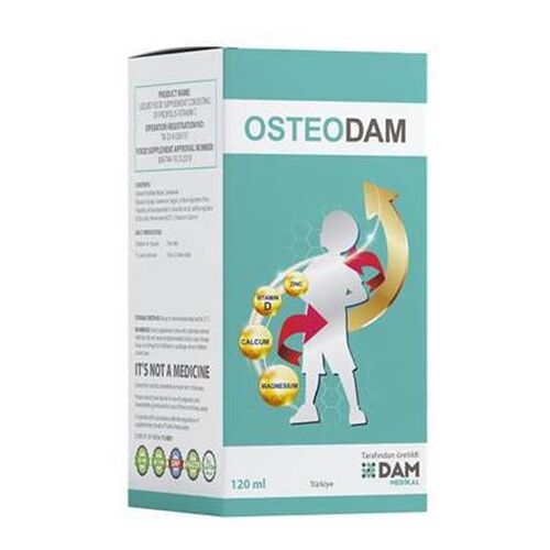 Dam Osteodam Takviye Edici Gıda 120 ml - Avantajlı Ürün