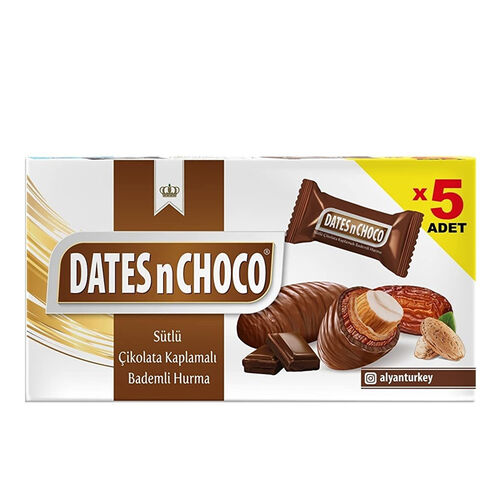 Dates N Choco Sütlü Çikolata Kaplı Hurma 5 Adet