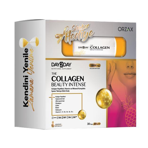 Day2day The Collagen Beauty Ananas Aromalı 30 Saşe Shaker Hediyeli