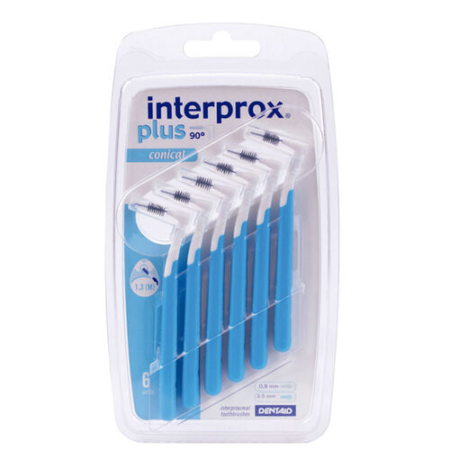 Dentaid INTERPROX Plus 2G Conical Blister 6 Adet - Mavi