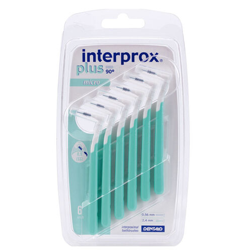 Dentaid INTERPROX Plus 2G Micro Blister 6 Adet - Yeşil - Arayüz Fırçası