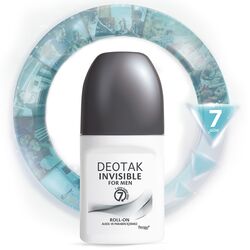 Deotak Invisible Deodorant Roll-On Men 35 ml - Thumbnail