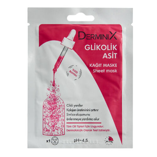 Derminix Glikolik Asit Kağıt Maske 1 Adet