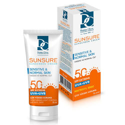 Dermo Clean Sunsure Hassas ve Normal Cilt Güneş Kremi Spf50+ 75 ml - Thumbnail