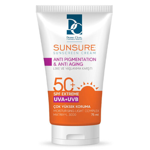 Dermo Clean Sunsure Lekeli Ciltler İçin Güneş Kremi 75 ml