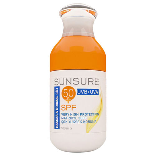 Dermo Clean Sunsure Spf50+ Hassas Normal Ciltler Özel Güneş Kremi 100 ml