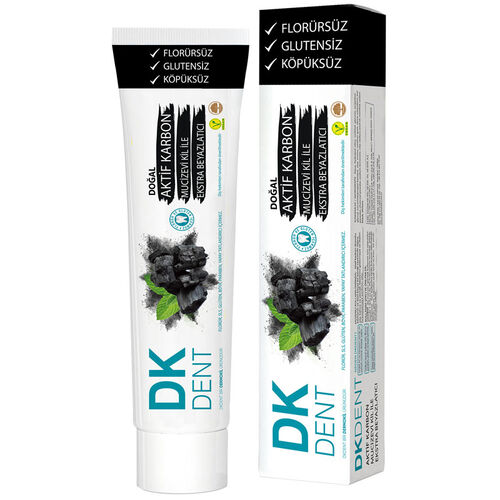 Dermokil Dk Dent Aktif Karbon & Kil Beyazlatıcı Diş Macunu 75 ml