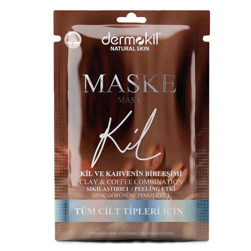 Dermokil Natural Skin Sıkılaştırıcı Kil ve Kahve İçerikli Maske 15 ml