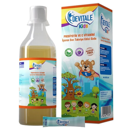 Devitale Kids Prebiyotik ve C Vitamini Sıvı Takviye Edici Gıda 500 ml