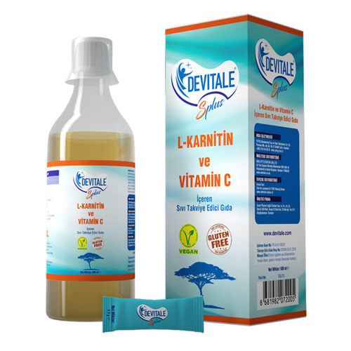 Devitale S Plus L-Karnitin ve Vitamin C İçeren Sıvı Takviye Edici Gıda 500 ml