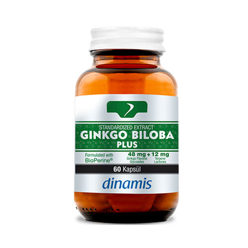 Dinamis Gingko Biloba Plus Takviye Edici Gıda 60 Kapsül