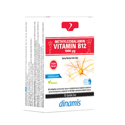 Dinamis Methcobalamin Vitamin B12 1000 Takviye Edici Gıda 70 Adet