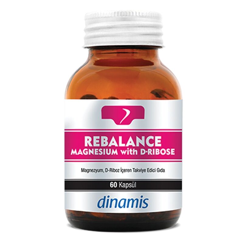Dinamis Rebalance Magnezyum - D Riboz İçeren Takviye Edici Gıda 60 Kapsül